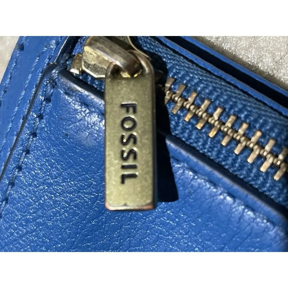 2 Vintage‎ Wallets Fossil And Ralph Lauren Blue And Black Leather